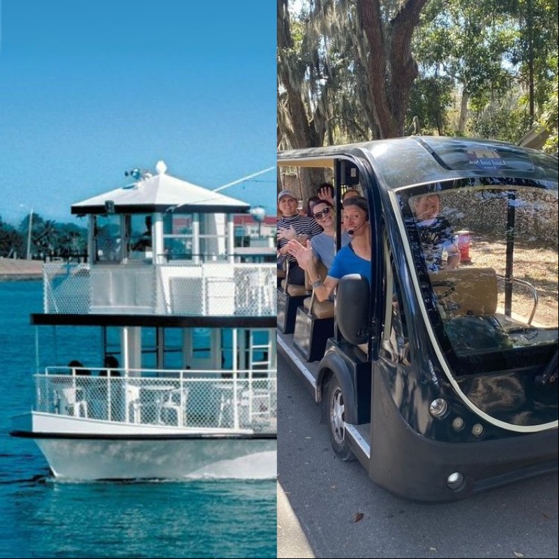 St. Augustine Boat and Golf Cart Tour